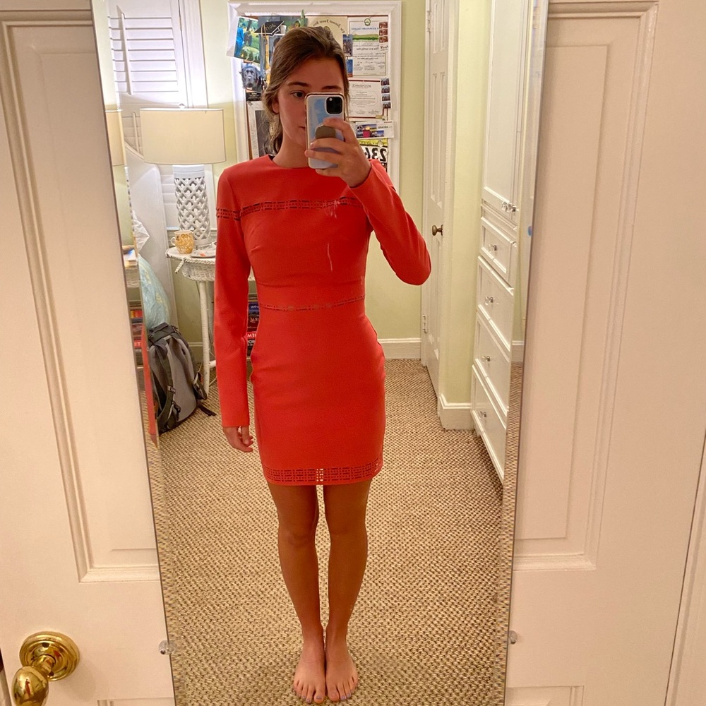 Likely Pink Long Sleeve Dress